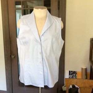 Calvin Klein no iron Sleeveless button shirt